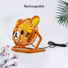 7714TEDDY BEAR PORTABLE FAN ADJUSTABLE USB FAN SUITABLE FOR HOME , OFFICE , CAR, & MULTI USE FAN 