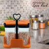 2583A Multipurpose Spice Rack For kitchen Plastic Made set of 2 Jar 