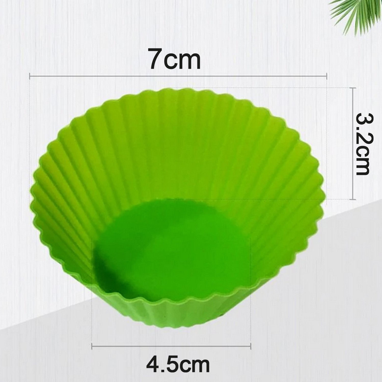 0700 Silicone cupcake Shaped Baking Mold Fondant Cake Tool Chocolate Candy Cookies Pastry Soap Moulds (6 pc)