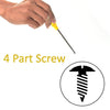 9153 4 PC Screw Driver Set 