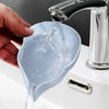 4084 Soap Holder Leaf-Shape Self Draining Soap Dish Holder, With Suction Cup Soap Dish Suitable for Shower, Bathroom, Kitchen Sink 