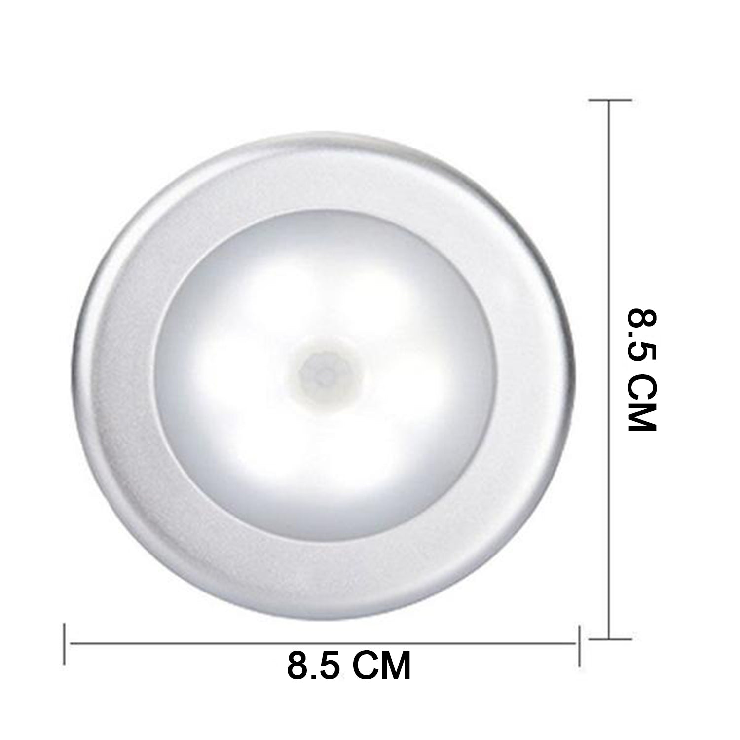 1656 Round Shape 8 LED Motion Sensor Induction Led Light 