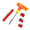 9181 SCREWDRIVER SET, STEEL 22 IN 1 WITH 21 SCREWDRIVER BITS 