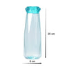 5213 Glass Fridge Water Bottle Plastic Cap With Two Water Glass For Home & Kitchen Use 