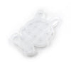 6557 Transparent Cartoon Bear Clear Plastic Storage Box Jewelry Box Jewelry Organizer Holder Cabinets For Small objects (1 Pc Mix Color)