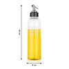 2288A  1LTR OIL DISPENSERWITH LID - CLEAR, DRIP FREE SPOUT, CONTROLLED USE 