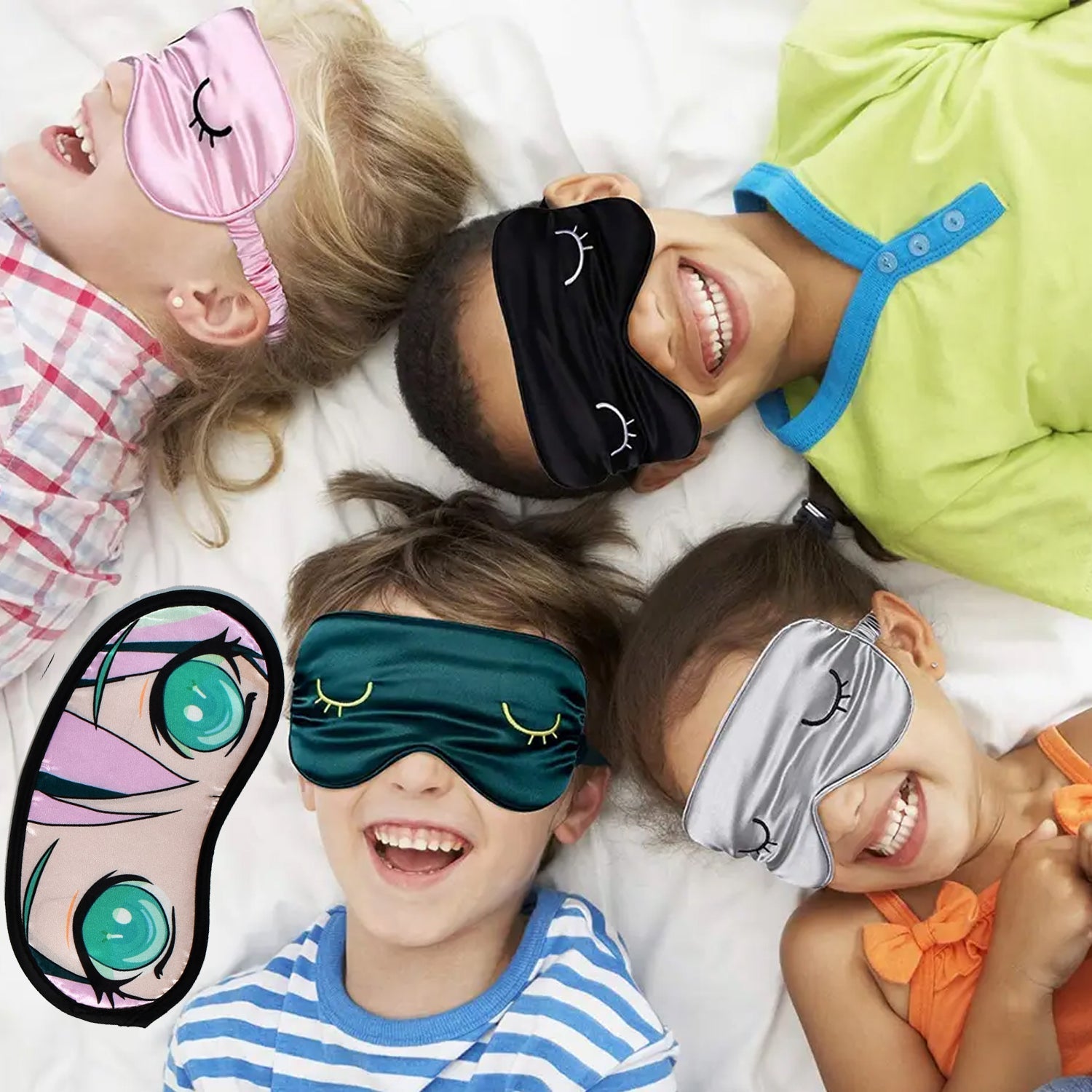 7815 Super Soft Sleeping Mask Blind Fold for Comfortable Sleep Travelling Sleep Mask Heavy Comfortable Material Eye Mask ( 1pc ) 