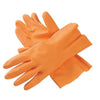 654 - Cut Glove Reusable Rubber Hand Gloves (Orange) - 1 pc 