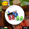 3732 12 Pc Salt N Shaker Set used in all kinds of household and official places during serving of foods and stuff etc. 