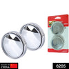 6205 360DEGREE BLIND SPOT ROUND WIDE ANGLE ADJUSTABLE CONVEX REAR VIEW MIRROR - PACK OF 2 