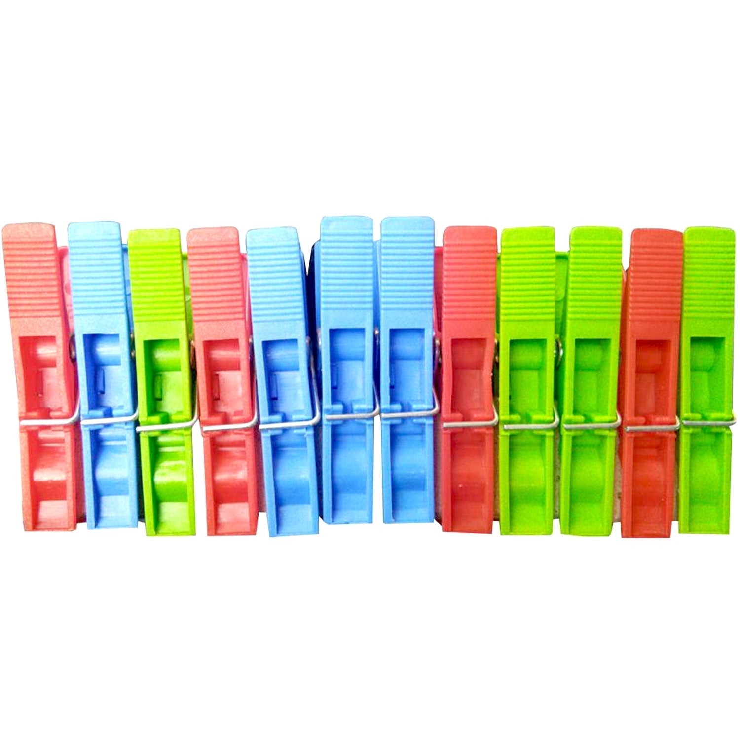 1364 Multipurpose 12 Pcs Cloth Clips (Multicolour) 