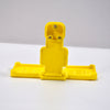 6496Y Multi-Purpose Wall Holder Stand for Charging Mobile Just Fit in Socket and Hang (Yellow) 