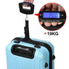 548 Black Digital Portable Luggage Scale with LCD Backlight (50 kg) 