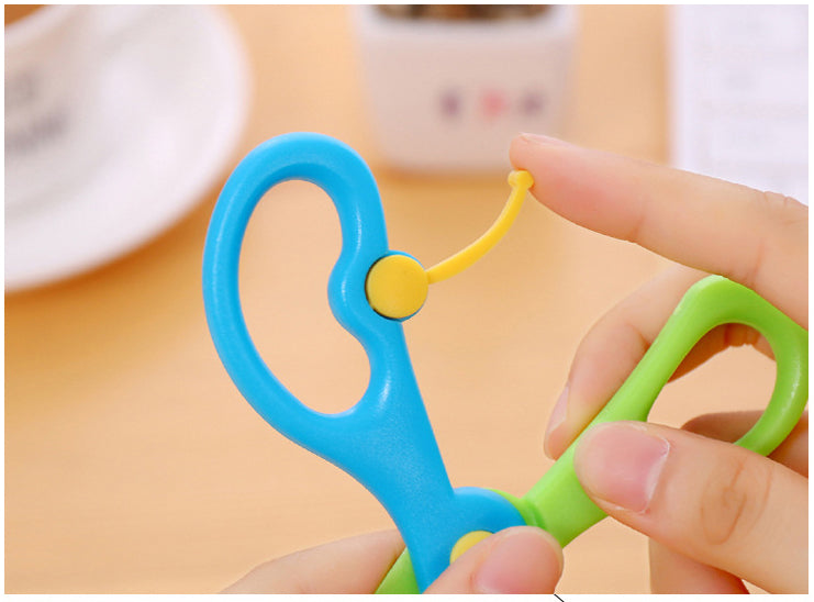 1569 Kids Handmade Plastic Safety Scissors Safety Scissors 