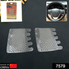 Silicon Car Massage Steering Cover High Quality Silicon Massger Pad Suitable For All Car (2 Pc Set)