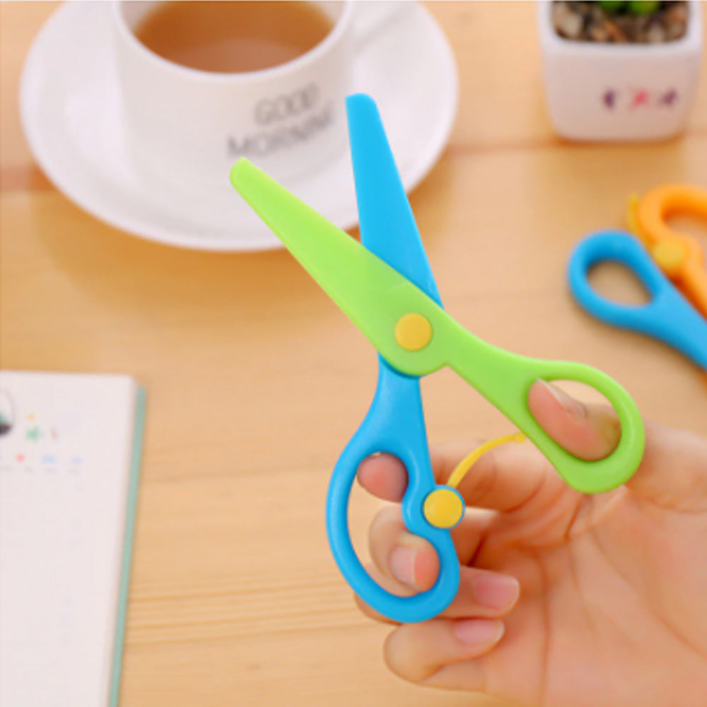 1569 Kids Handmade Plastic Safety Scissors Safety Scissors 